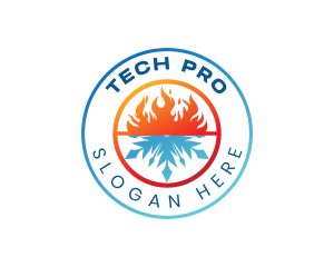 Heating Cooling Technician logo
