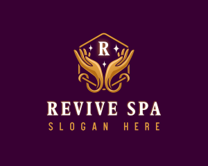 Massage Hand Spa logo design