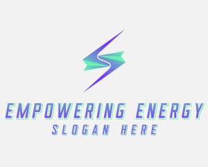 Lightning Bolt Energy  logo design