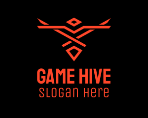 Red Tribal Bird Gaming logo