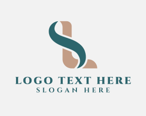 Elegant Fashion Brand Ribbon logo