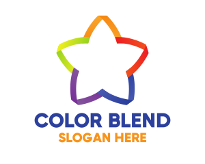 Colorful Cute Star logo