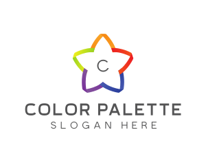 Colorful Cute Star logo design