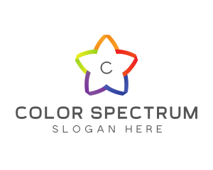 Colorful Cute Star logo design