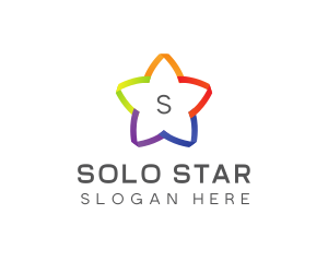 Colorful Cute Star logo design