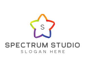 Colorful Cute Star logo