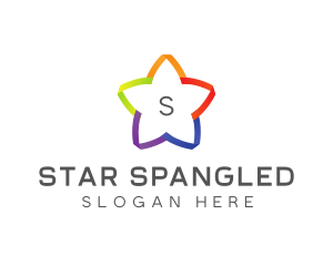 Colorful Cute Star logo design