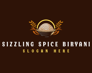 Biryani Rice Bowl logo design