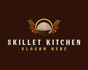 Biryani Rice Bowl logo design