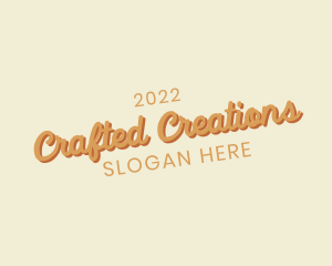 Retro Cursive Brand logo design