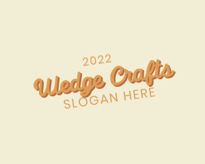 Retro Cursive Brand logo design