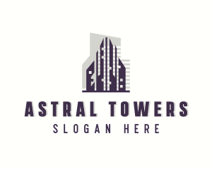 Skyscraper Building Property logo