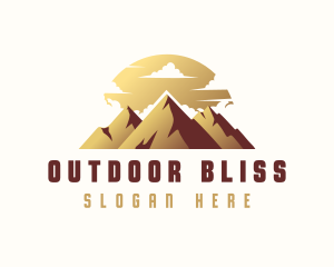 Mountain Outdoor Travel logo design