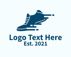 Digital Blue Sneaker  logo