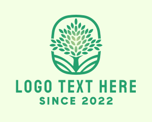 Landscaping Tree Plant logo