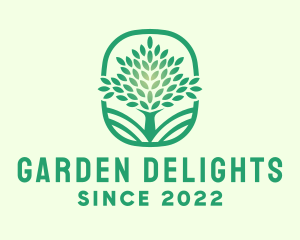 Landscaping Tree Plant logo design