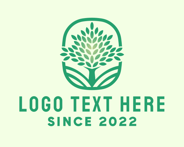 Landscaping Tree Plant logo