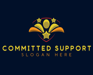 Humanitarian Support Leader logo design