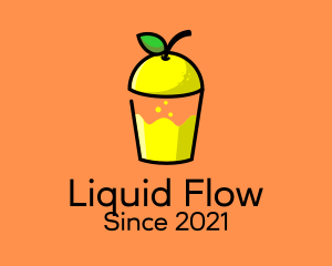 Lemon Juice Glass  logo design