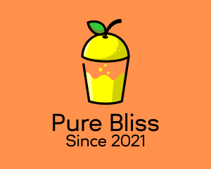 Lemon Juice Glass  logo design