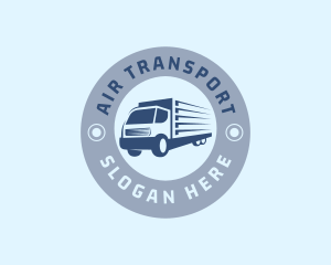 Logistics Truck Delivery logo design