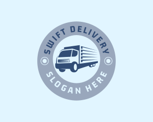 Logistics Truck Delivery logo design