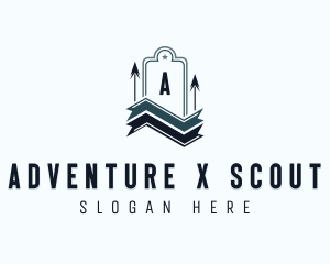 Adventure Arrow Camp logo design