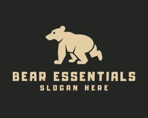 Wildlife Bear Animal logo design