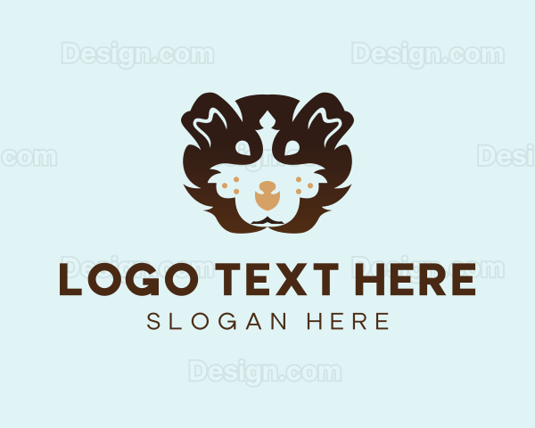 Fluffy Puppy Dog Logo