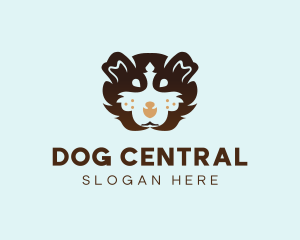 Fluffy Puppy Dog logo design