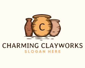 Pottery Clay Pot logo