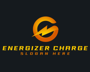 Energy Bolt Letter G logo