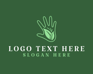 Eco Garden Hand  logo