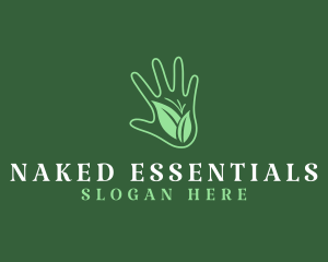 Eco Garden Hand  logo design