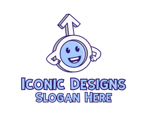 Male Symbol Cartoon logo