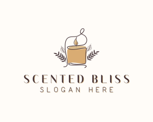 Scented Candle Decoration logo design