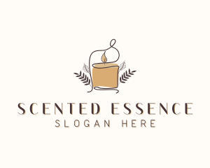 Scented Candle Decoration logo design