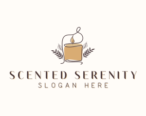 Scented Candle Decoration logo design