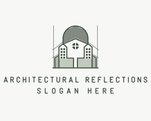 Dome Building Architecture logo design