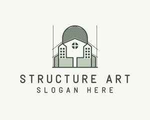 Dome Building Architecture logo