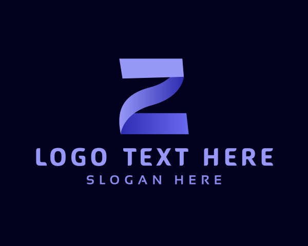 Fold logo example 4