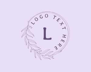 Organic Floral Wreath Cosmetics  logo