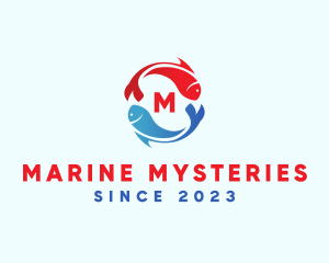 Marine Fish Pet logo design