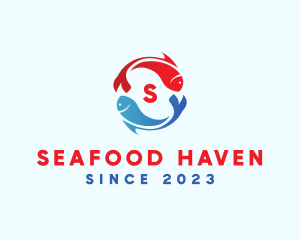 Marine Fish Pet logo design