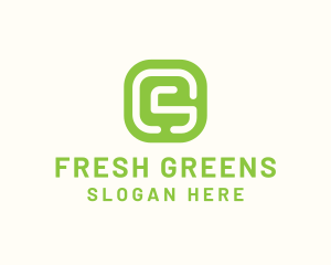 GS Green Icon logo design