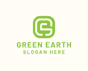 GS Green Icon logo design