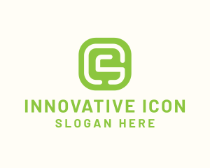 GS Green Icon logo design