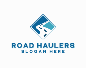 Highway Pavement Road logo design