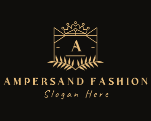 Fashion Crown Shield logo design