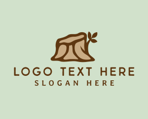 Tree Trunk Stump logo